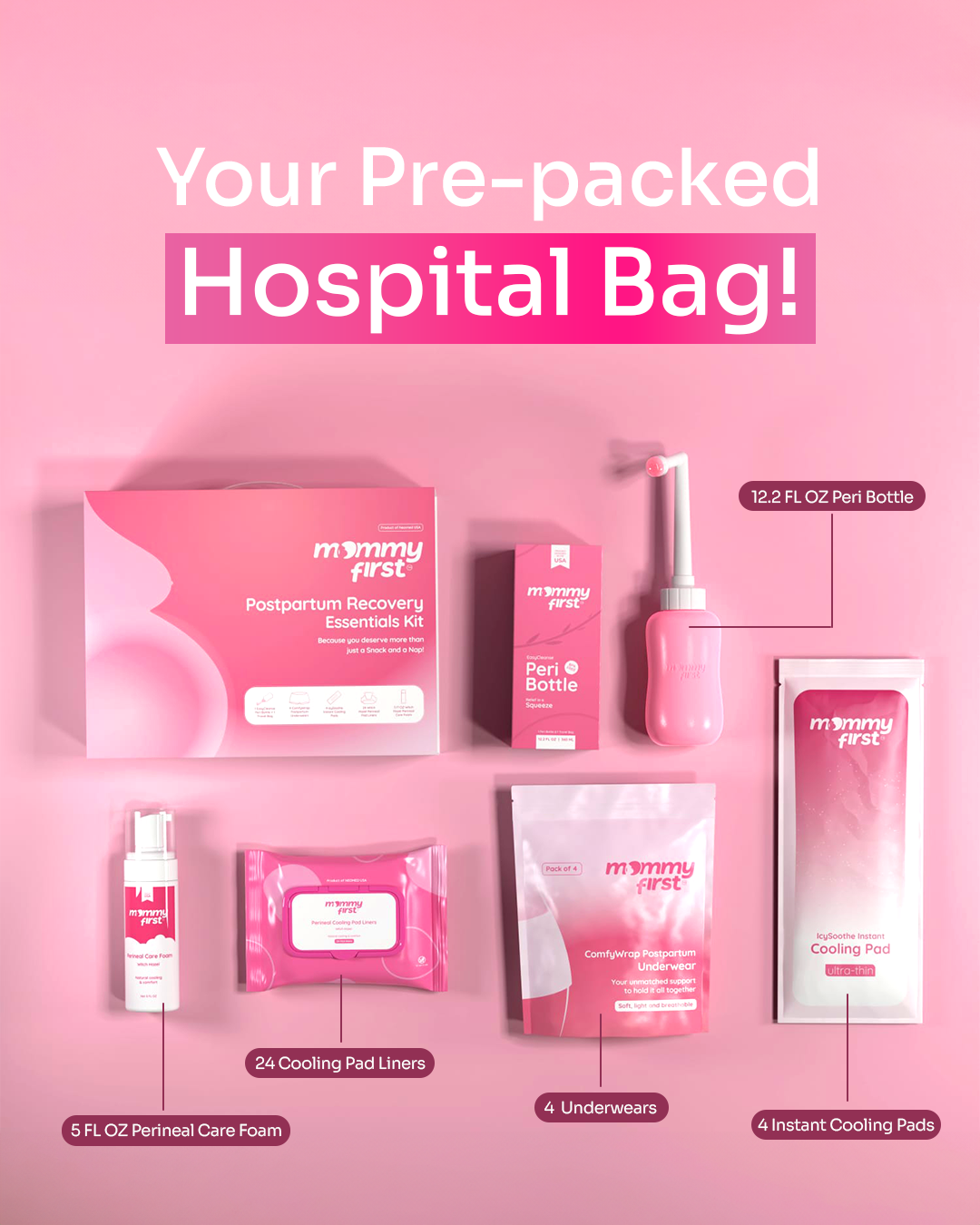 Postpartum Recovery Essentials kit
